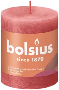 Bolsius Rustiek stompkaars Blossom Pink