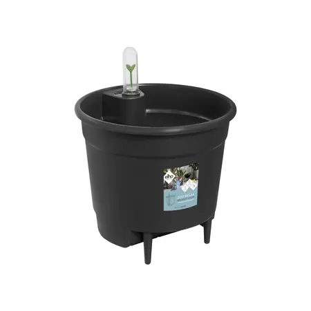 elho self-watering insert 17cm - living black