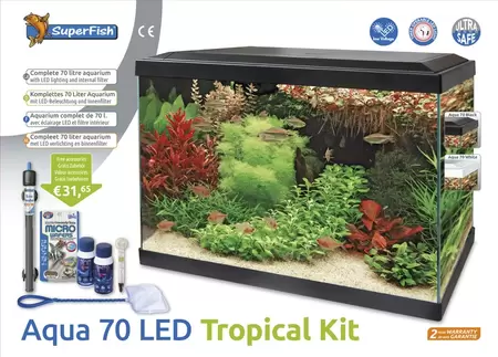 Superfish Aqua 70 led tropical kit