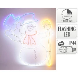 Sneeuwpop slangverlichting
