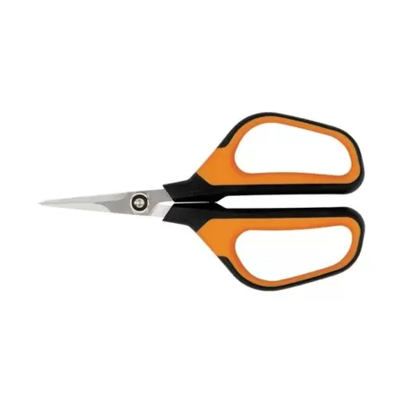 Solid snip pruning shears