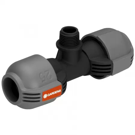Gardena T-stuk 25mm x 1/2 inch buitendraad