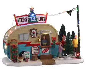 Lemax Ted's Tree Lot - battery operated
