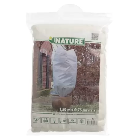 Nature Winterafdekhoes met koord wit - 1mxd50 cm - 3 stuks - afbeelding 1