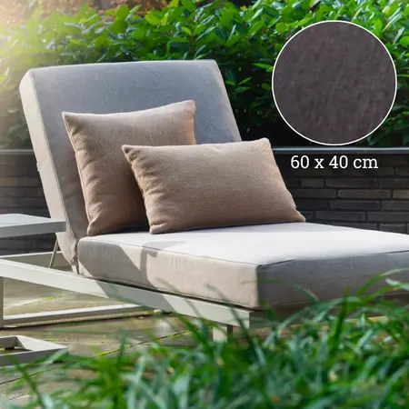 YOI decoratief kussen 60x40 - dark grey